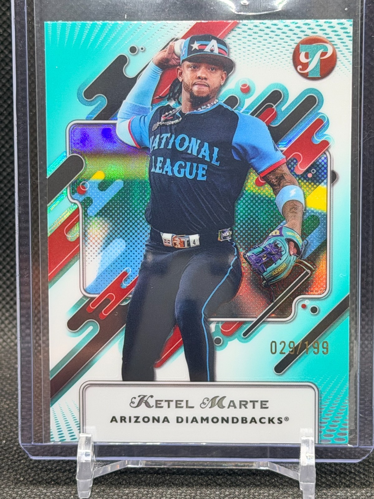 Ketel Marte 2025 Topps Pristine Aqua Refractor  #29/199 - #257 Diamondbacks