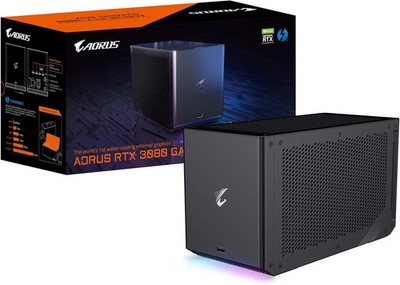 Gigabyte AORUS RTX 3080 Gaming Box 10GB External GPU, WATERFORCE