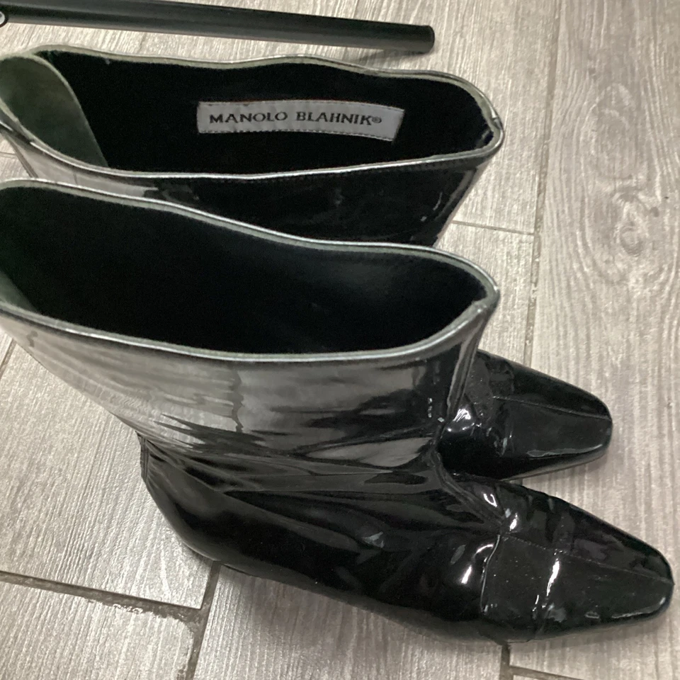 Manolo Blahnik Women's Leather - Image 2 of 4