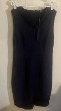 Elie Tahari Gwenyth Dress Navy Size 14 NEW