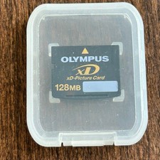 Olympus 128MB xD-Picture Memory Card in a protective case