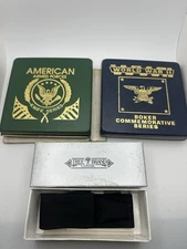 Lot Of 3 Boker Knife Cases/ Boxes American Commemorative Series No Knives 