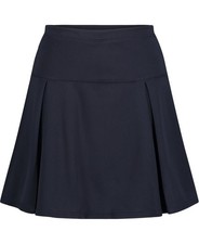 Girls' Navy School Uniform Pull~on Scooter Skirt with Undershorts & Pockets 6X
