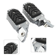 Silber Breite Fußrasten-Pedale für BMW R1200GS R1250GSADV