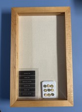 Pottery Barn Maple Wood Shadow Box Frame 18 x 11 x 2 Inches Stand or Hang