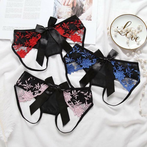 Ropa Interior Sexy Sin Entrepierna Bragas Calzoncillos Lencería Bragas Culo Abierto Mujeres Malla - Imagen 2 de 17