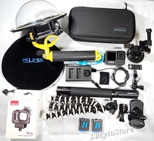 GoPro Hero9 Black Waterproof Ultra HD Action Camera w/ accessories Bundle Kit