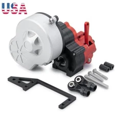 Metal Transmission Gearbox With Steel Gear For 1/10 Axial SCX10 RC Car Truck