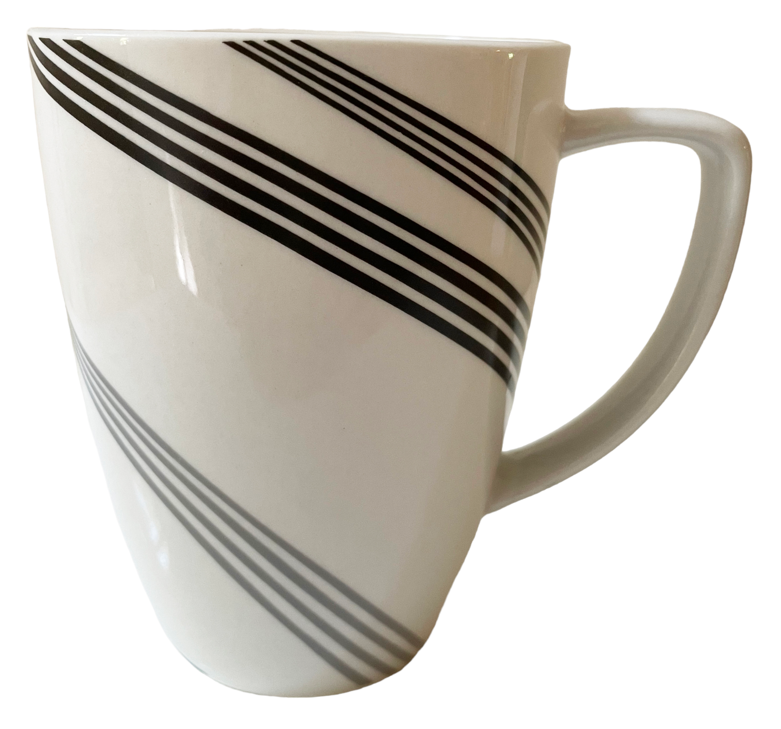 Corelle Coordinates Set 5 Urban Arc Porcelain Square Coffee Cups Mugs