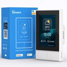 SONOFF NSPanel WiFi Smart Wall Light Switch Touchscreen Smart Home Control Panel