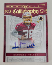 2016 Panini Kendall Fuller Redskins Rookie Calligraphy Auto RC-KF