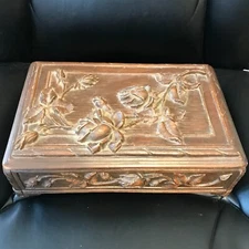 Beautiful Carved Wood Box, Possibly Black Forest - CI