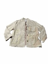 Paradox Genuine Leather Vintage Size 8 Button Down Womens Jacket