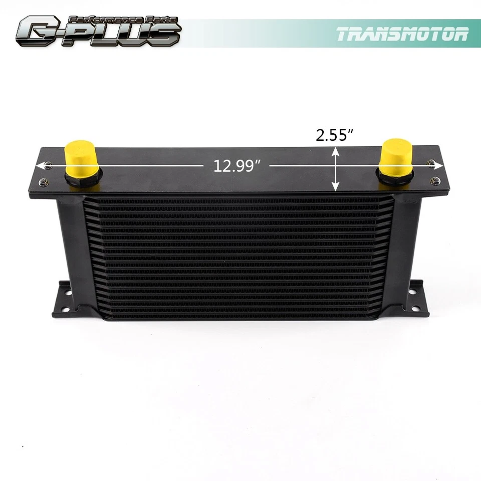 Apto para 01-05 Subaru Impreza WRX/STi 19 filas AN10 enfriador de aceite de motor de aluminio Foto 3 de 4