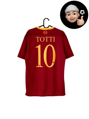 2018 2019 AS Roma Totti Italy Official Home Soccer Jersey Maglia