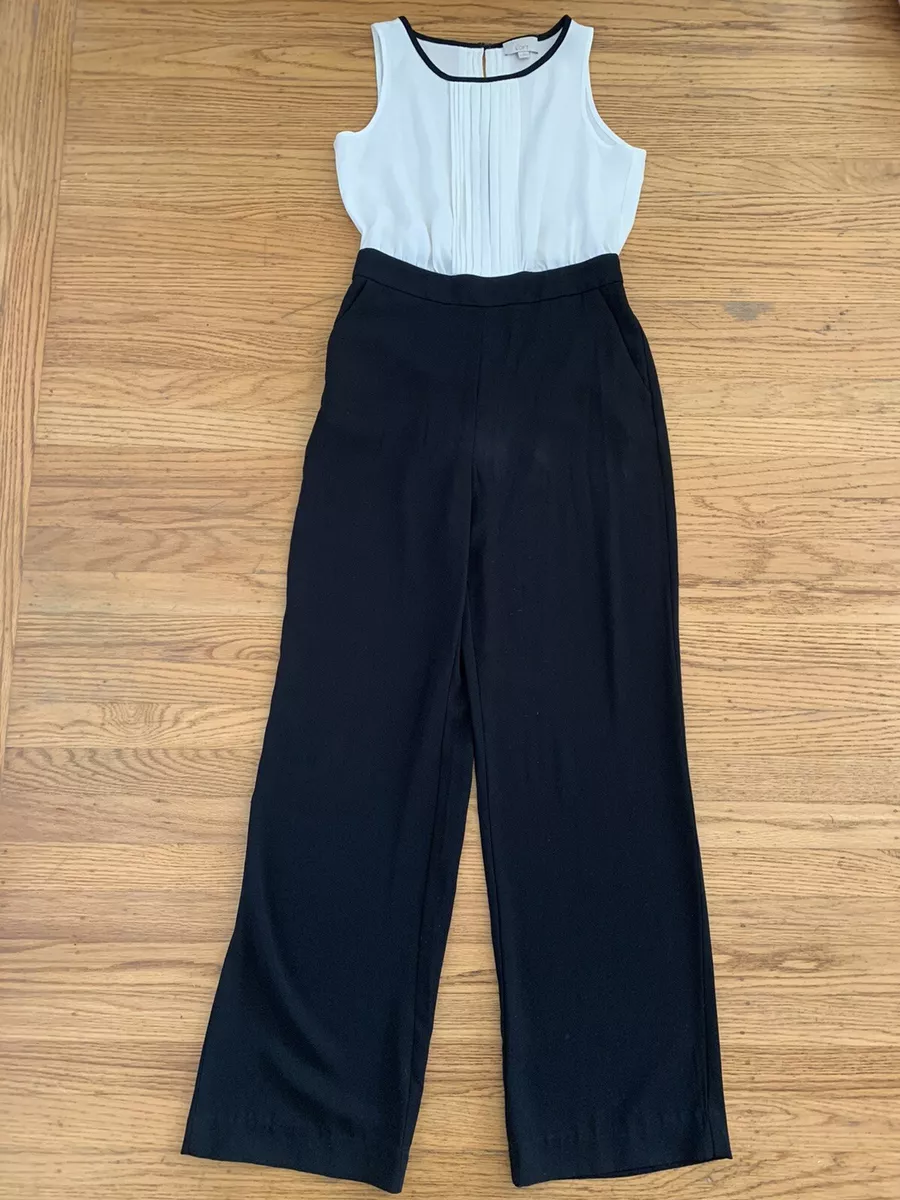 Ann taylor hotsell white jumpsuit