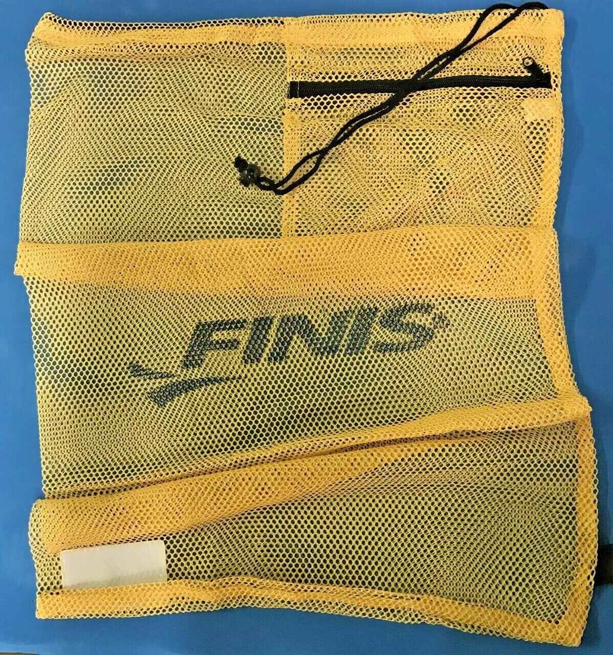 Finis Mesh Gear Bag Swimming Training Waterproof Carry All YELLOW BLUE