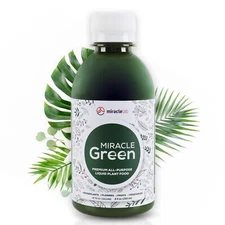 Miracle Green Fast-Acting Liquid Fertilizer- Special Formula with Tree Sap & ...