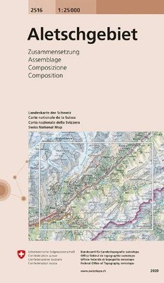 Aletschgebiet (Map) (UK IMPORT)