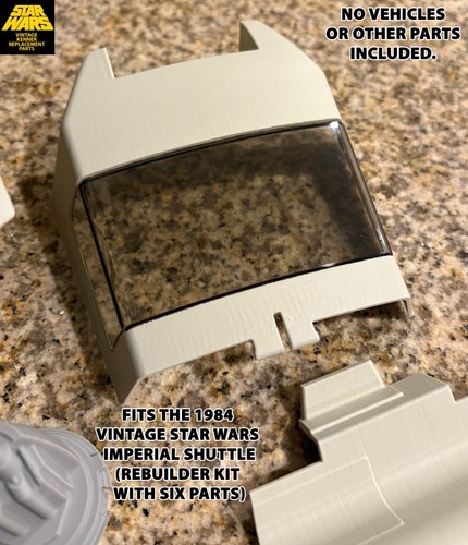 1984 VINTAGE STAR WARS IMPERIAL SHUTTLE - REBUILDER KIT WITH SIX PARTS - 第 7/15 張圖片
