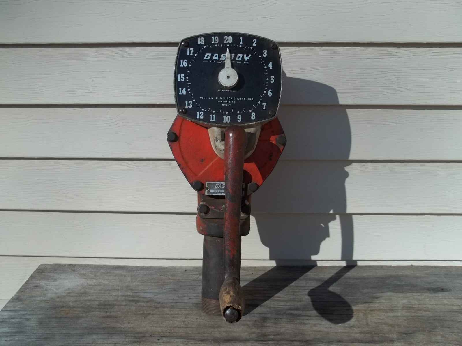 Antique Gasboy Hand Crank Fuel Gas Diesel Pump Model 1230CU eBay