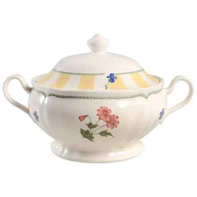 Noritake Summer Estate Ireland 9212 Covered Vegetable Bowl & Lid Used Once!