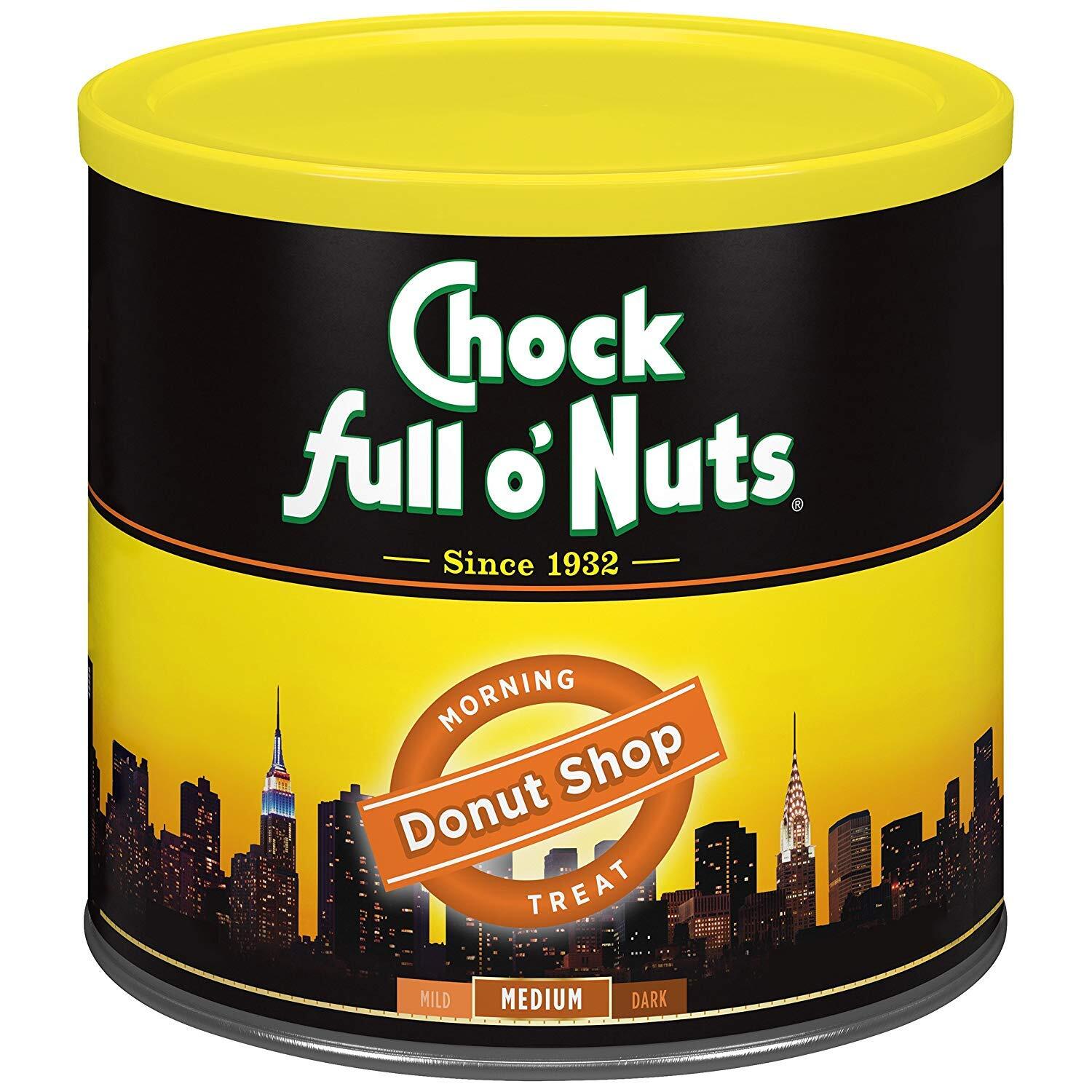 Chock Full O Nuts Donut Shop Medium Roast Coffee 23 Ounce Pa