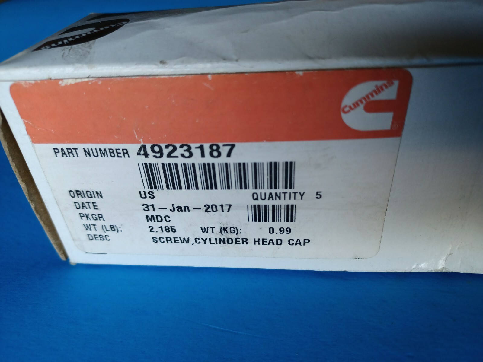 NEW Cummins Genuine Parts M11 Diesel Engine Cyl Head Bolt set 