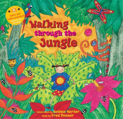 Stella Blackstone Walking Through the Jungle (Tascabile)