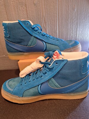 Men’s Nike SB Zoom Blazer Mid Premium Plus NEW Sz DV5468-300 Green  Abyss