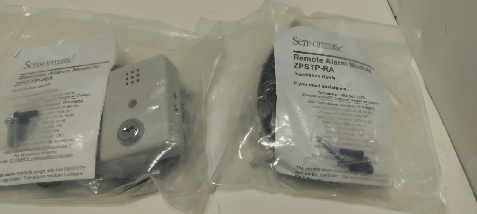 Lot of 2 Sensormatic ZPSTP-RA STP Remote Alarm Module Kit