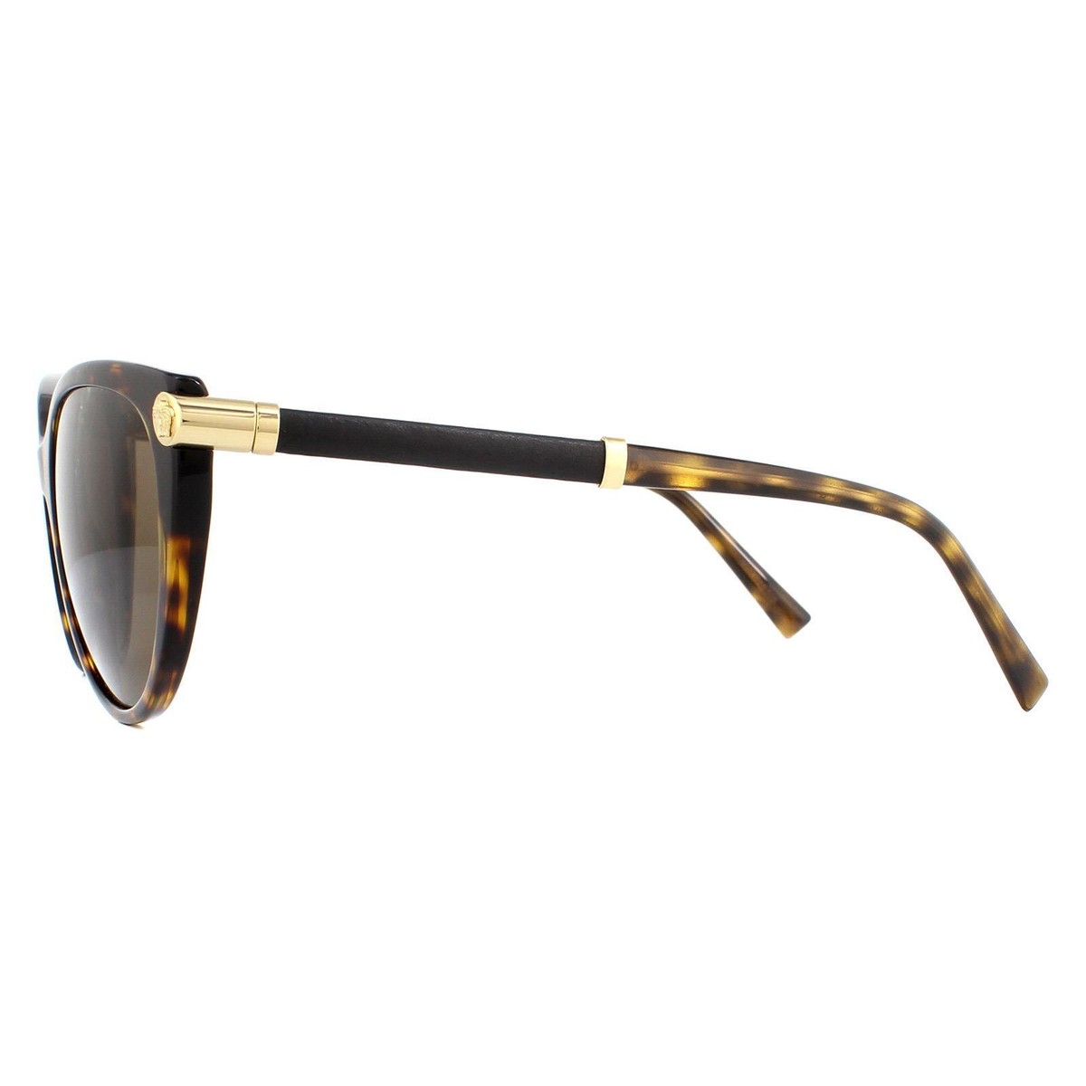 Authentic Versace VE4364Q Women Cat Eye Sunglasses Havana Brown 108/73 w/Case Versace Sunglasses VE4364Q 108/73 Havana Dark Brown | eBay UK main image 3
