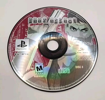 Fear Effect Disc 3 ONLY (Sony Playstation, 2000) PS1