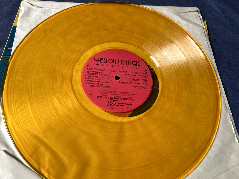 Yellow Magic Orchestra ORIGINAL PROMO YELLOW VINYL LP GOLD STAMP YMO eBay