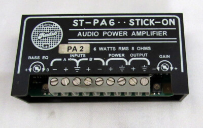RDL Stick-On ST-PA^ Audio Amplifier 6W