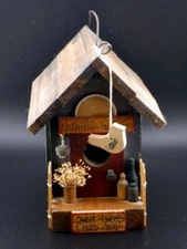 Vintage Birdhouse - Wooden - Nana and Papa's Sweet Tweets