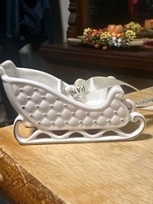 Pandora Sleigh 2014 Holiday Christmas Ornament Porcelain Limited Edition No Box