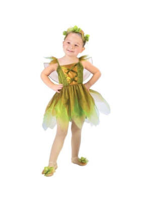 Toddler Gold Leaf Fairy Costume | eBay