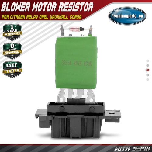 Heater Blower Motor Resistor for Citroen Relay Opel Vauxhall Corsa Fiat