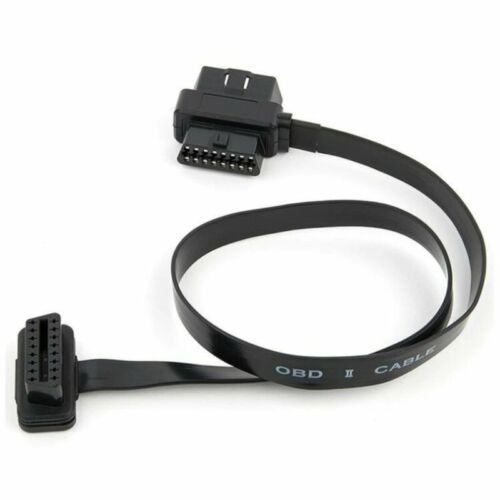 60CM Car OBD Cable OBD2 Extension Cable Cord One-to-Two - Afbeelding 1 van 4