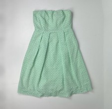 J Crew Strapless Lined Dress Mint Green Size 4