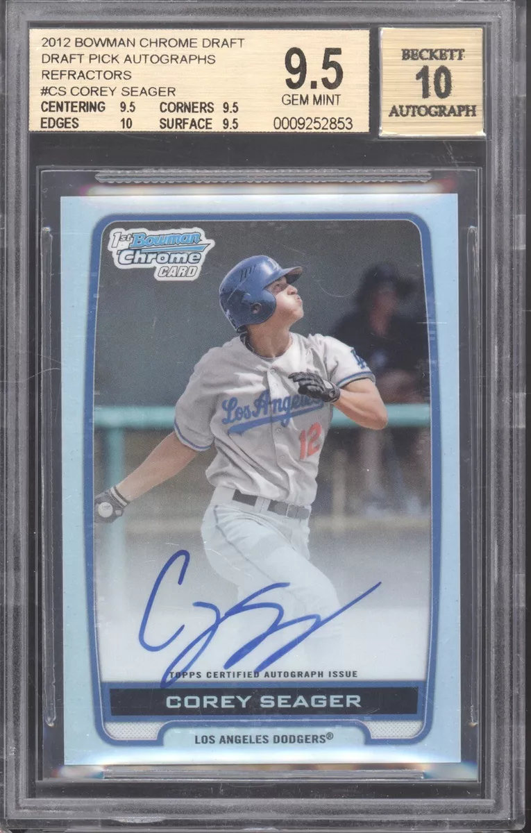 corey seager 1st bowman chrome auto | www.avredentor.com.br