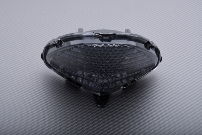 Feu arrière LED CBR 300 R Plug and Play avec clignotants intégrés fumés