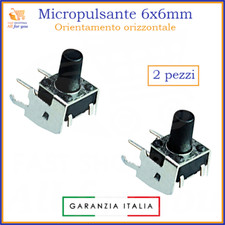 Micro pulsante pulsanti a saldare 4 pin mini per circuito stampato pcb 6x6 12V