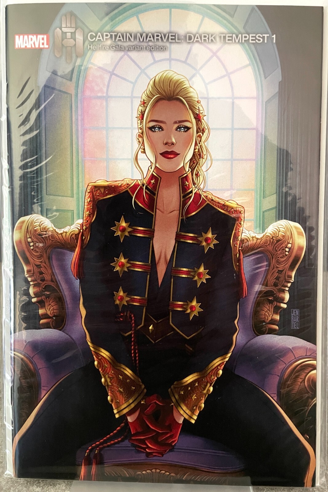 Captain Marvel: Dark Tempest #1 (Marvel Comics, 2023) Bartel Variant Cover