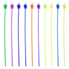 Teachers Pointer Stick, 10 Pcs Clear Teacher Hand Finger, 10 Colors Style 1