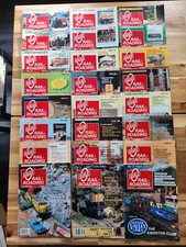 Lot of 24 Vintage O-Gauge Rail-Roading Magazines 1987 1989 1990-1993, Lionel