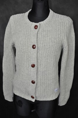 Elvine Ulrika Women's Lambwool Button Sweater  size M