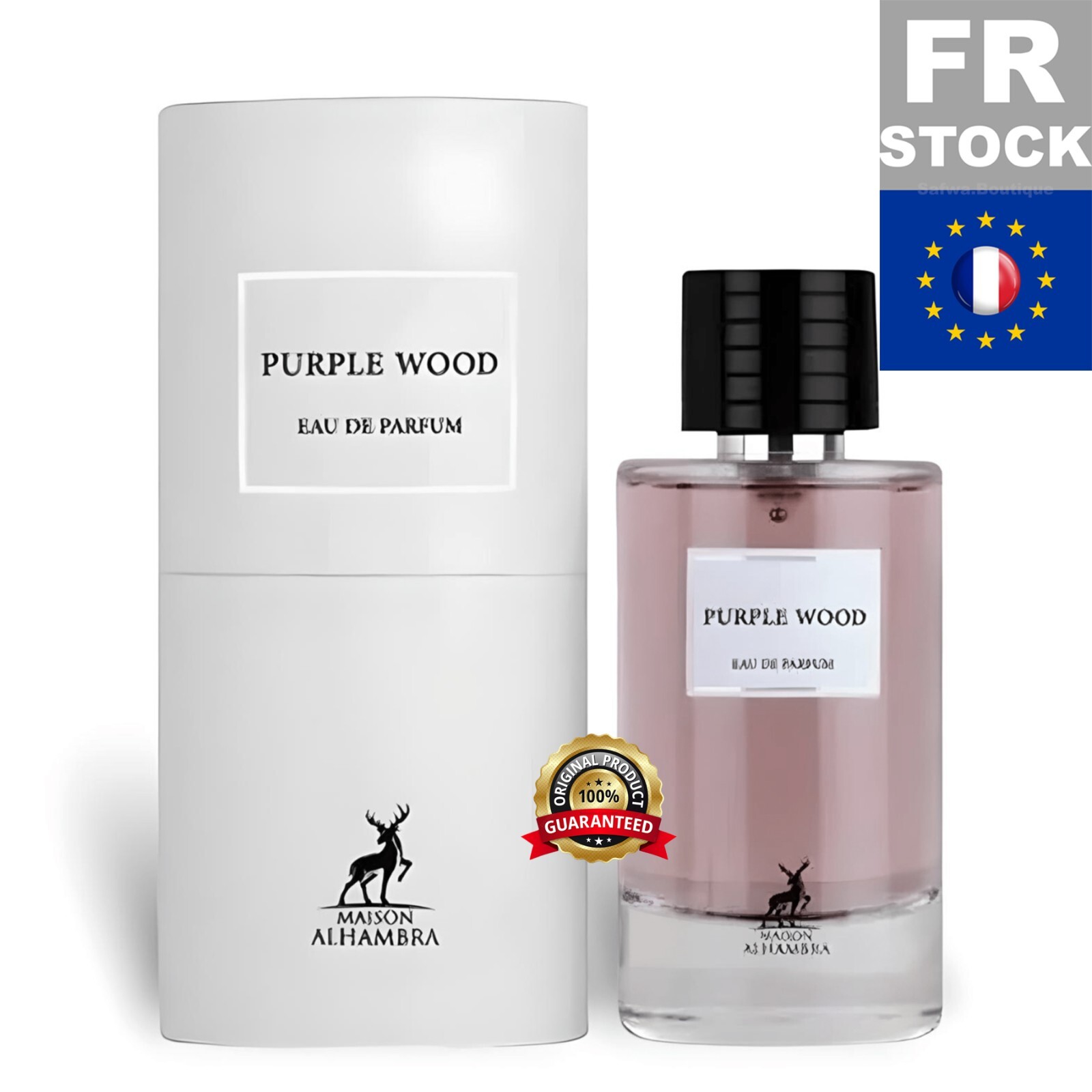 Purple Wood ALHAMBRA parfum longue tenue 100mL sillage boisé
