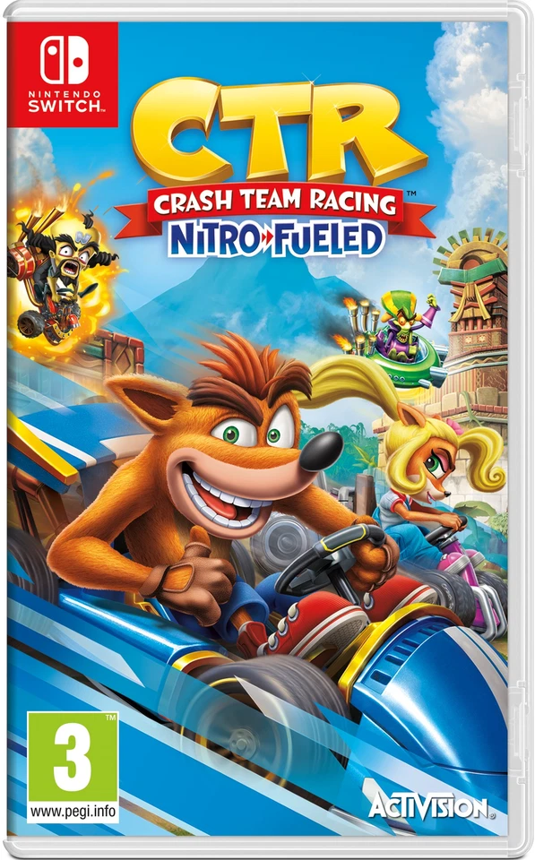 JUEGO NINTENDO SWITCH CTR CRASH TEAM RACING NITRO FUELED N-SWITCH 20373763